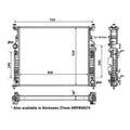 Radiator apa NRF 53936