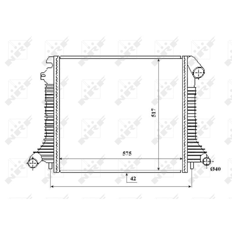 Radiator apa NRF 53855