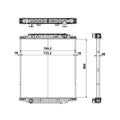 Radiator apa NRF 539567