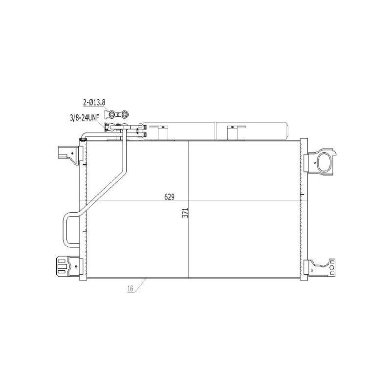 Radiator clima MTR 13054658