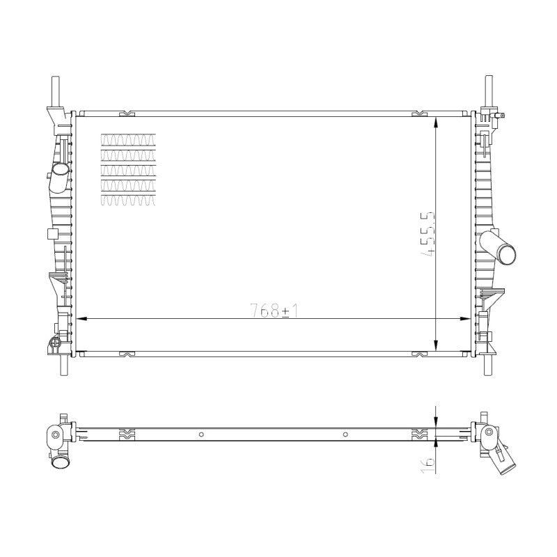 Radiator apa NRF 59293