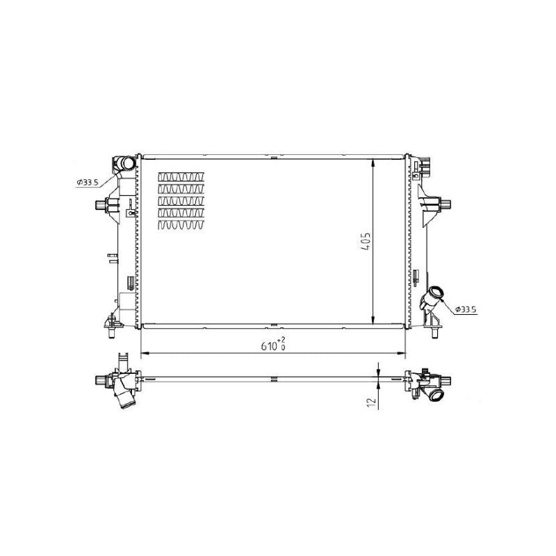 Radiator apa MTR 13054612