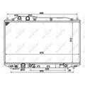 Radiator apa NRF 58379