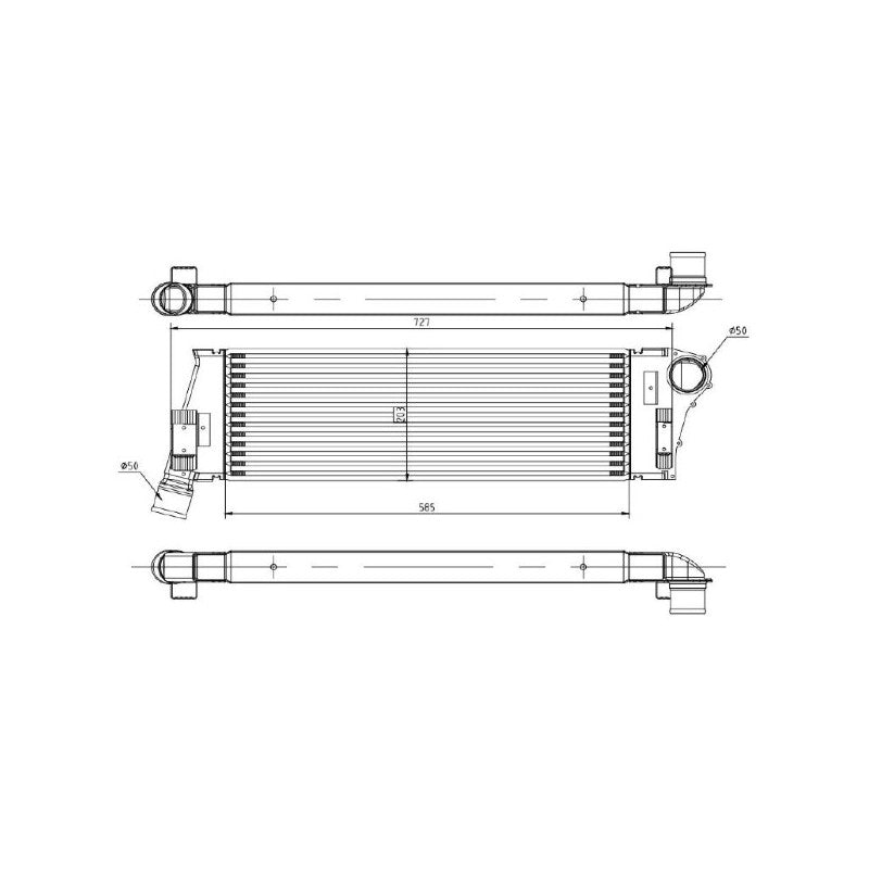Intercooler MTR 13054797