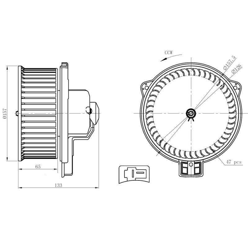 Ventilator habitaclu NRF 34291