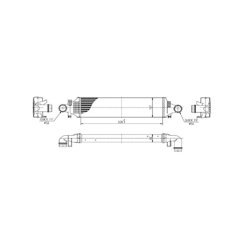 Intercooler MTR 13054606