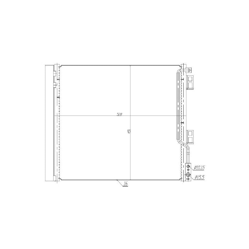 Radiator clima MTR 13054732