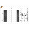 Radiator clima NRF 35930