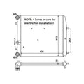 Radiator apa NRF 53021A
