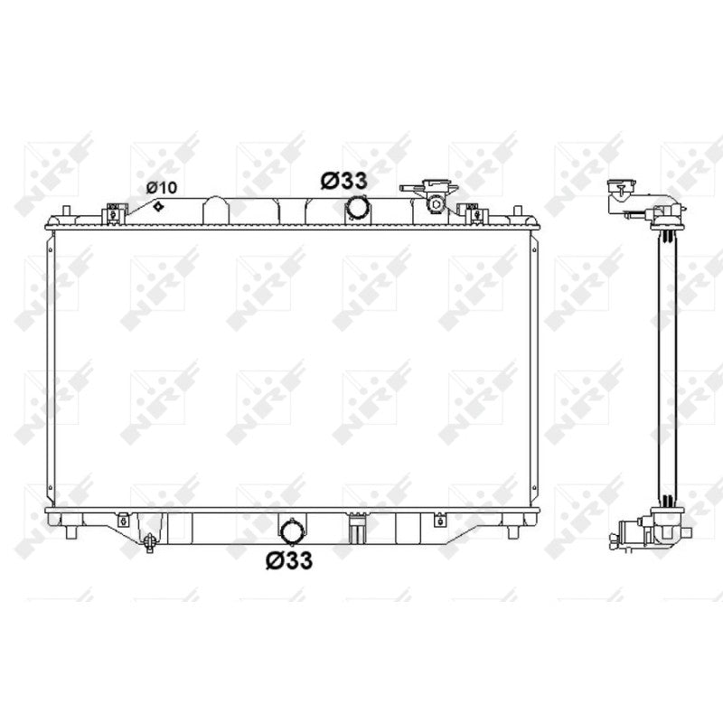 Radiator apa NRF 58416