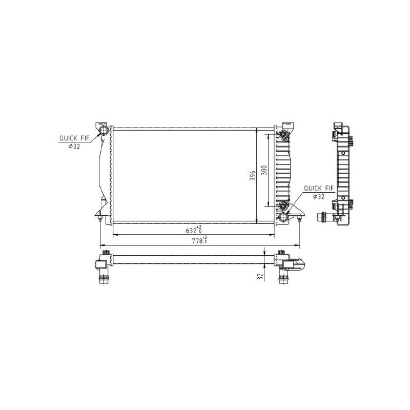Radiator apa MTR 13054912