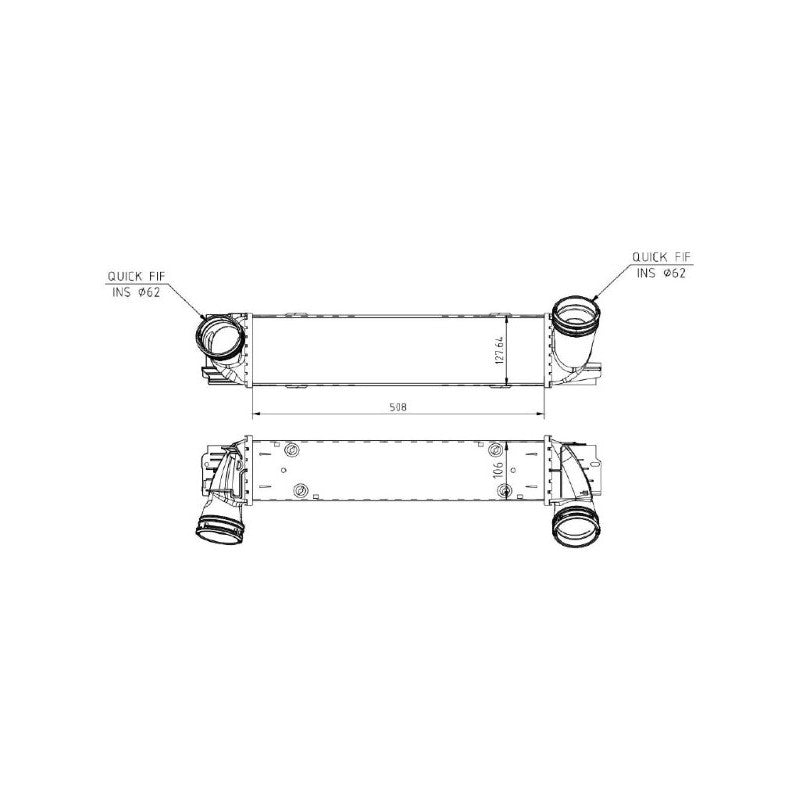 Intercooler MTR 13054761
