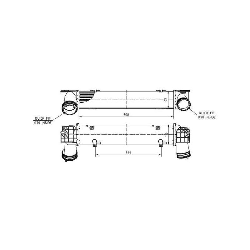 Intercooler MTR 13054753