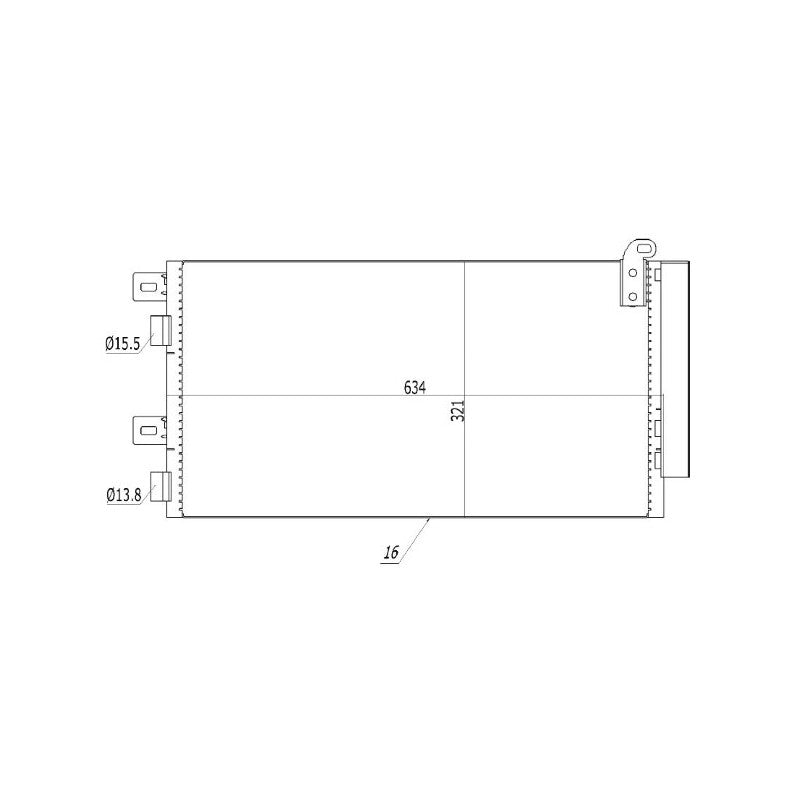 Radiator clima MTR 13054724