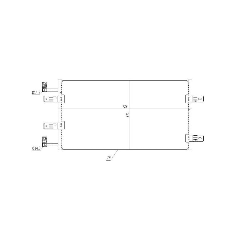 Radiator clima MTR 13054448