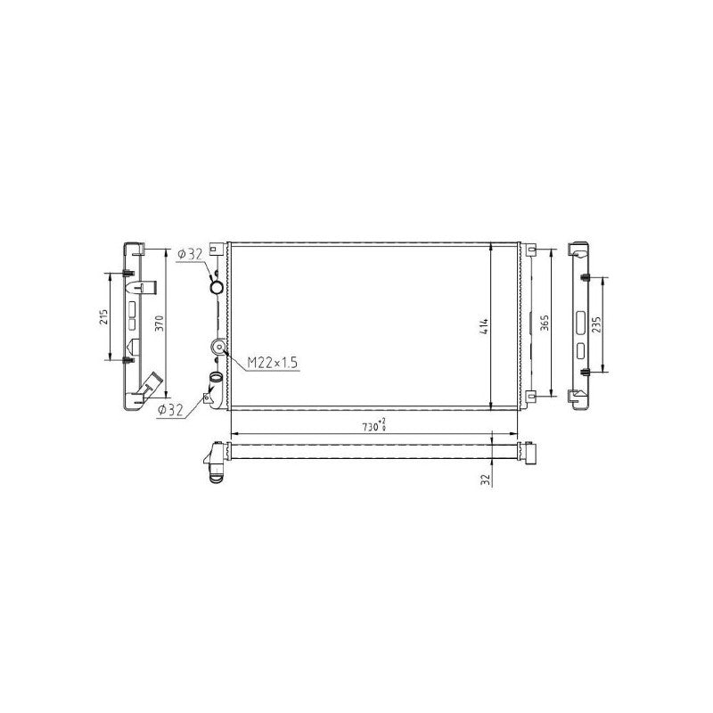 Radiator apa MTR 13054516