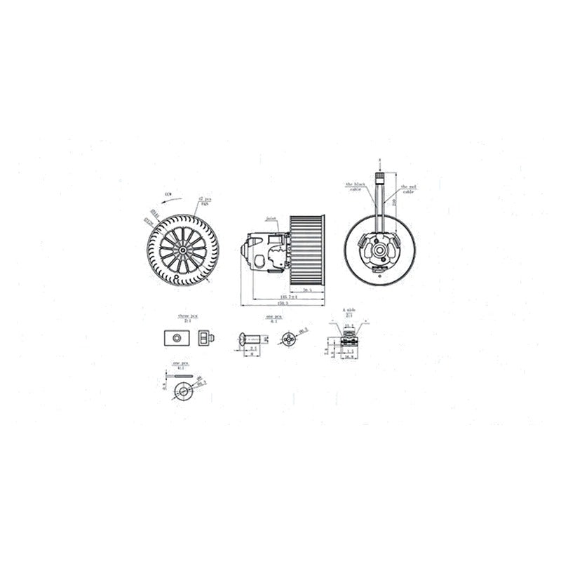 Ventilator habitaclu VALEO 884711