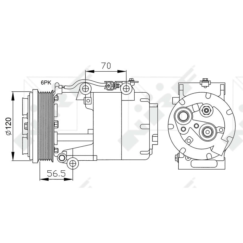 Compresor clima NRF 32250