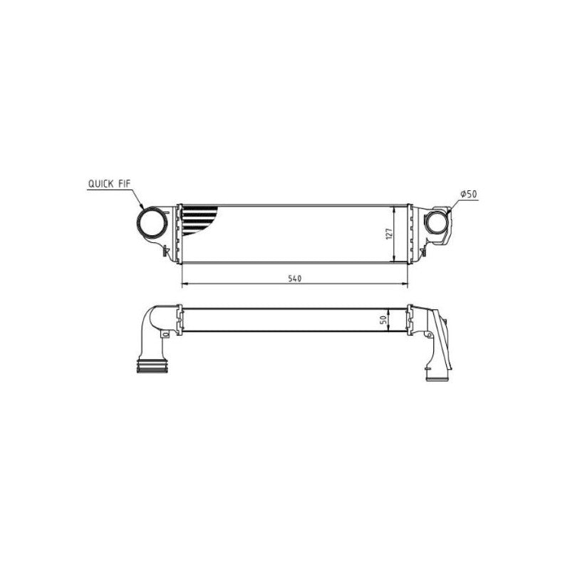 Intercooler MTR 13054572