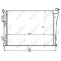 Radiator apa NRF 59097