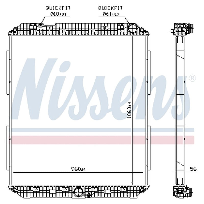 Radiator apa NRF 56069A