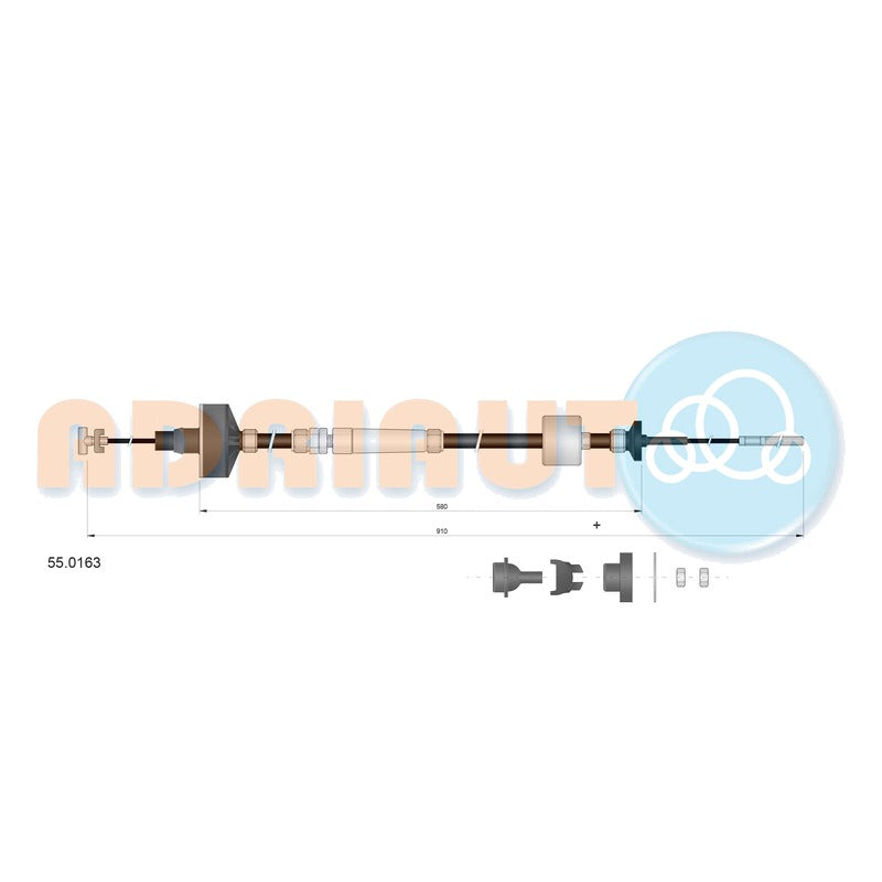 Radiator apa NRF 550163