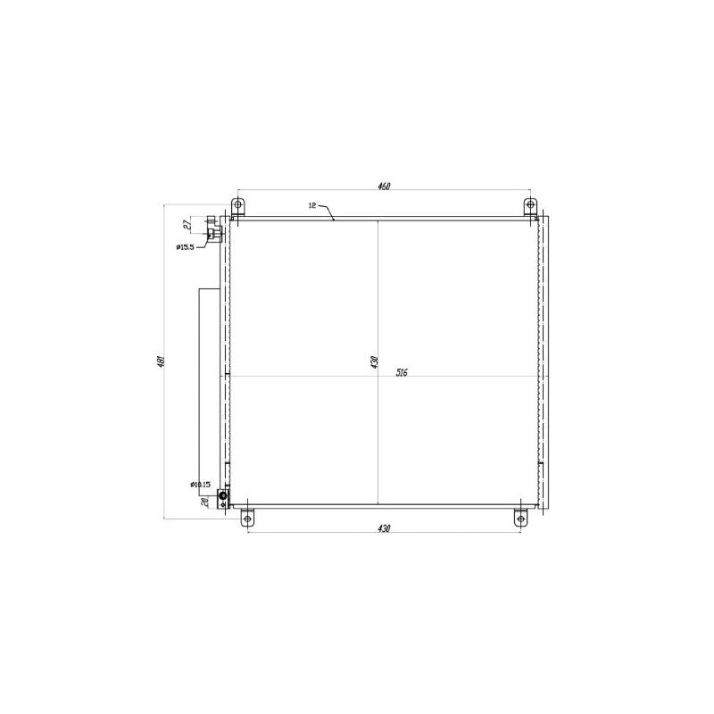 Radiator clima MTR 13054611