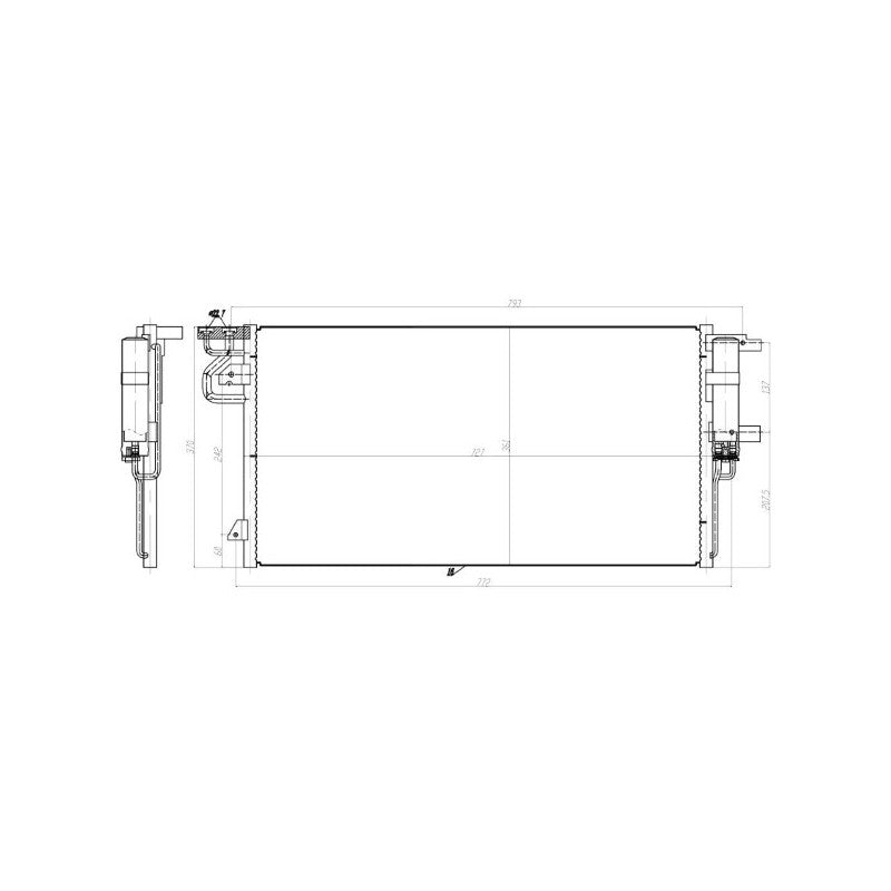 Radiator clima MTR 13054910
