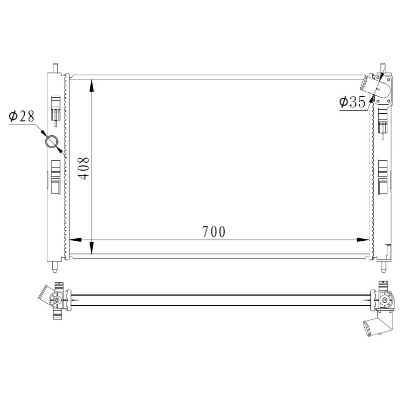 Radiator apa NRF 59260