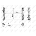 Radiator apa NRF 58492