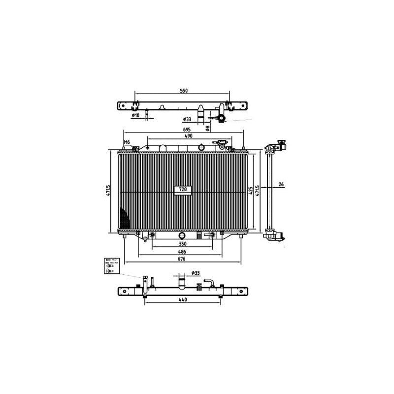 Radiator apa MTR 13054913