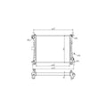 Radiator apa MTR 13054789