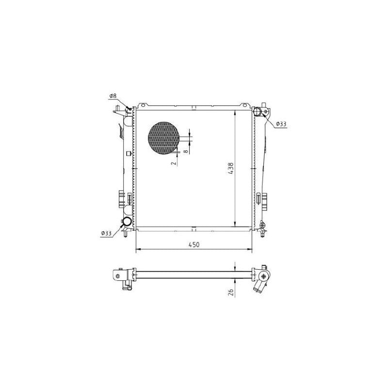 Radiator apa MTR 13054808