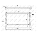 Radiator apa NRF 50219A