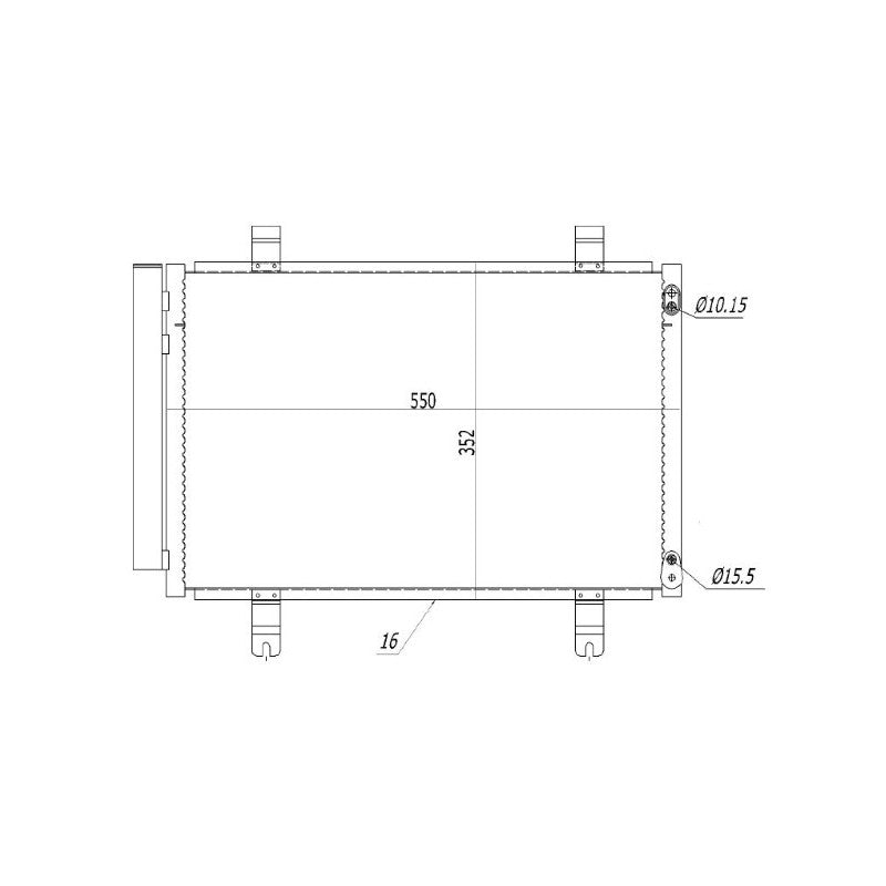 Radiator clima MTR 13054671