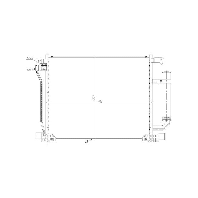 Radiator clima MTR 13054767