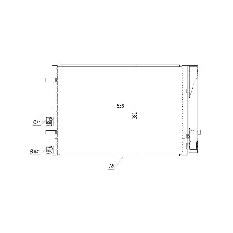 Radiator clima MTR 13054646
