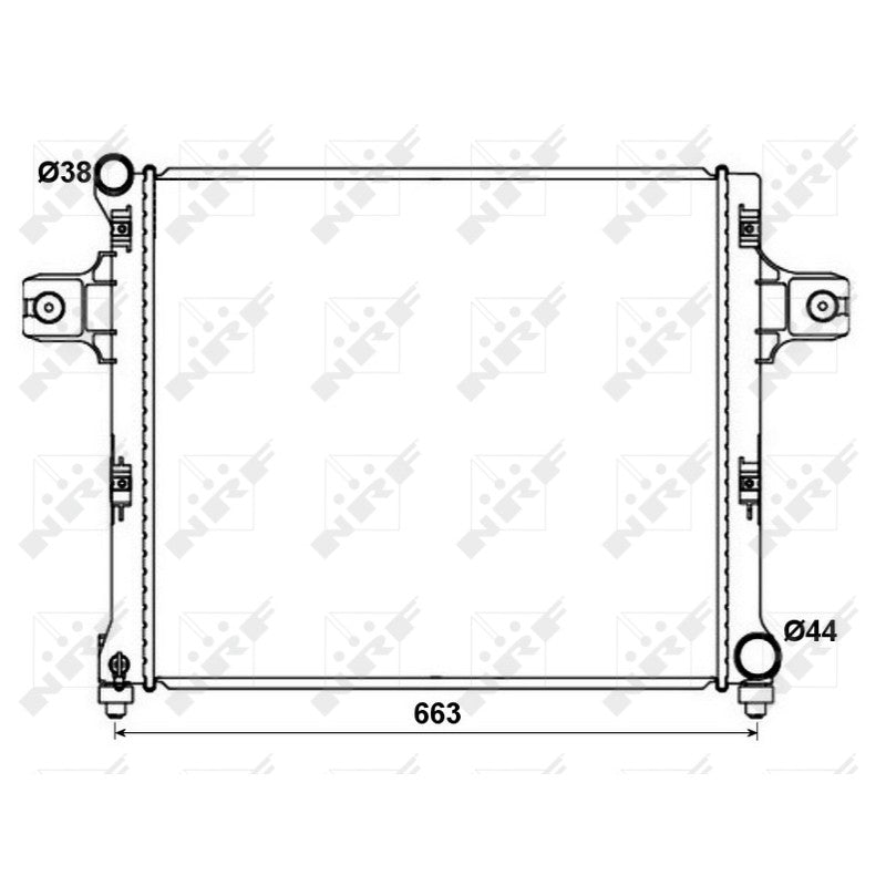 Radiator apa NRF 53191