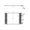 Radiator clima NRF 350456