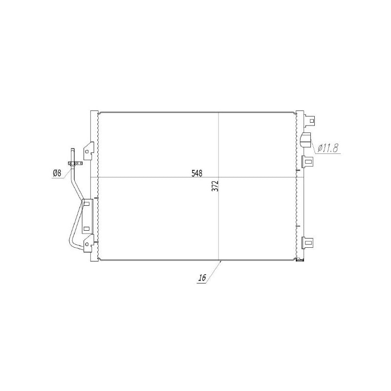 Radiator clima MTR 13054603
