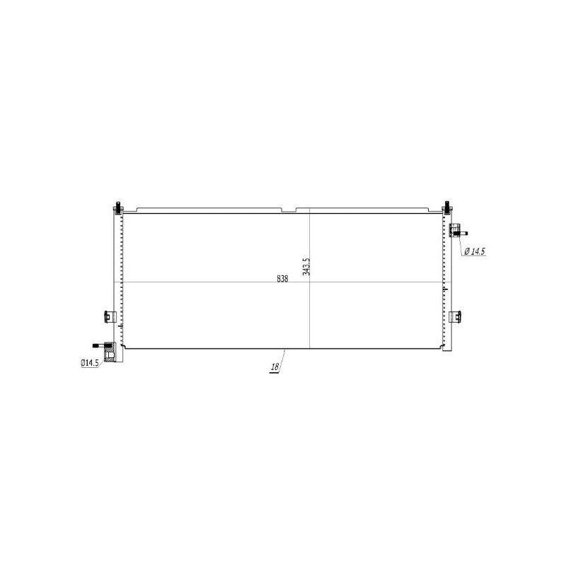 Radiator clima MTR 13054376