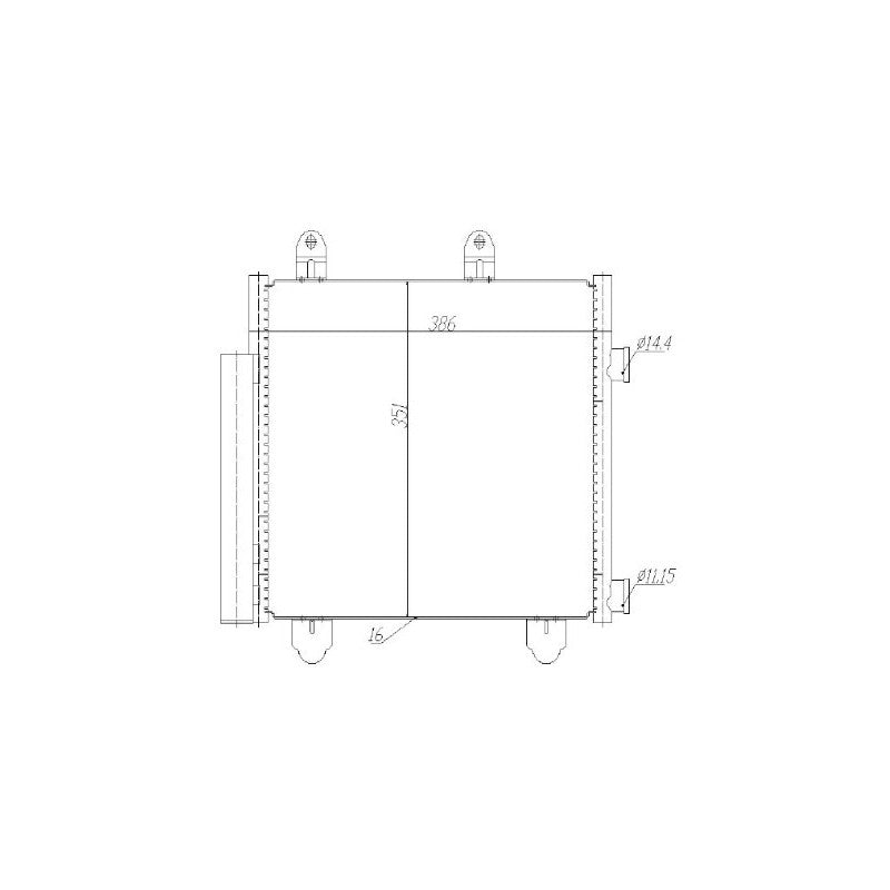 Radiator clima MTR 13054519