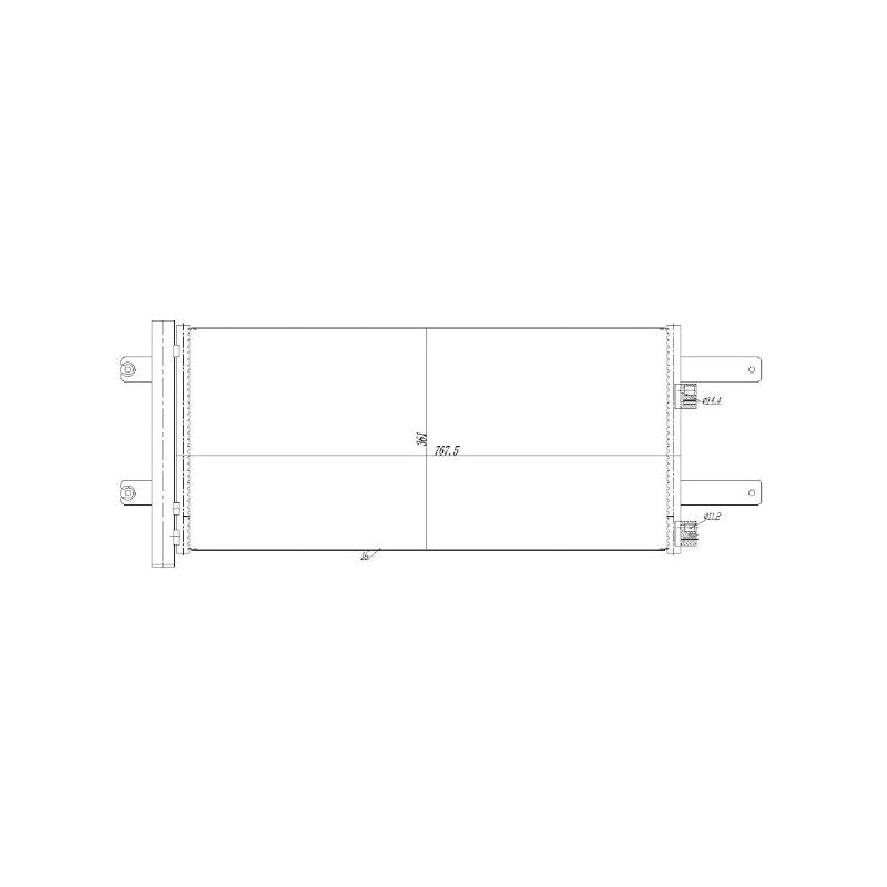 Radiator clima MTR 13054674
