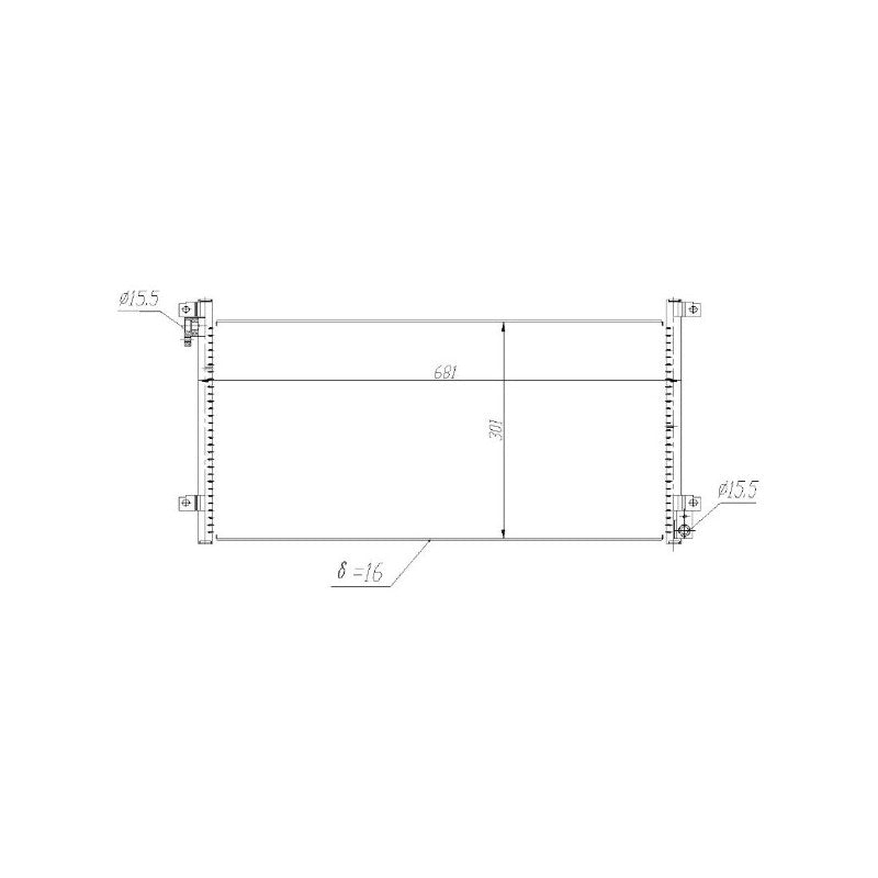 Radiator clima MTR 13054600