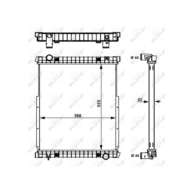 Radiator apa NRF 58377