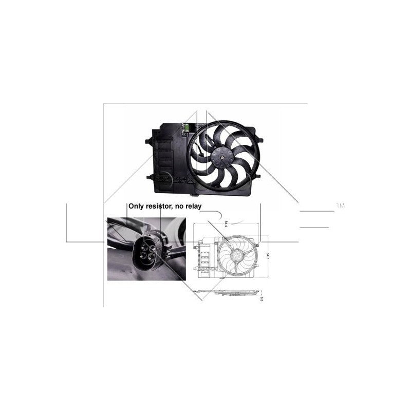 Ventilator racire NRF 47301