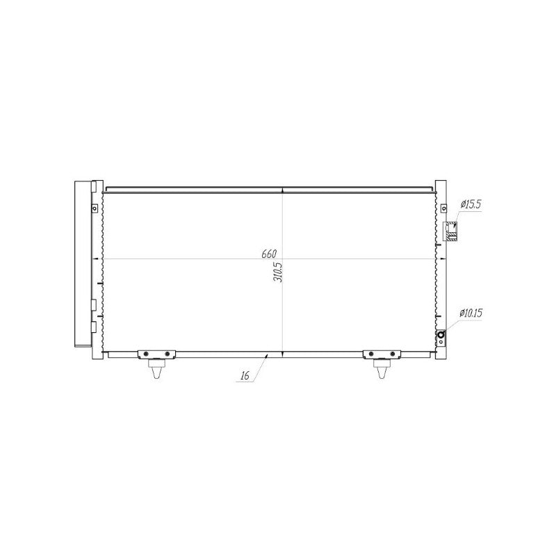 Radiator clima MTR 13054647