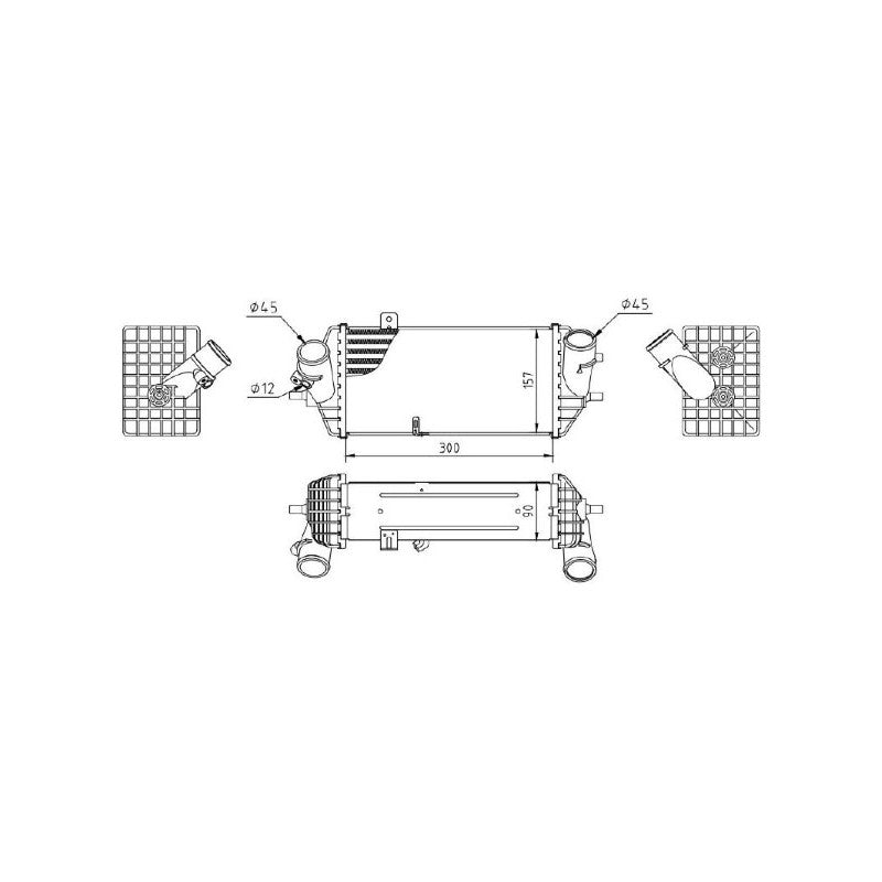 Intercooler MTR 13054881
