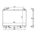 Radiator apa NRF 53702