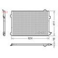 Radiator clima DENSO DCN23027